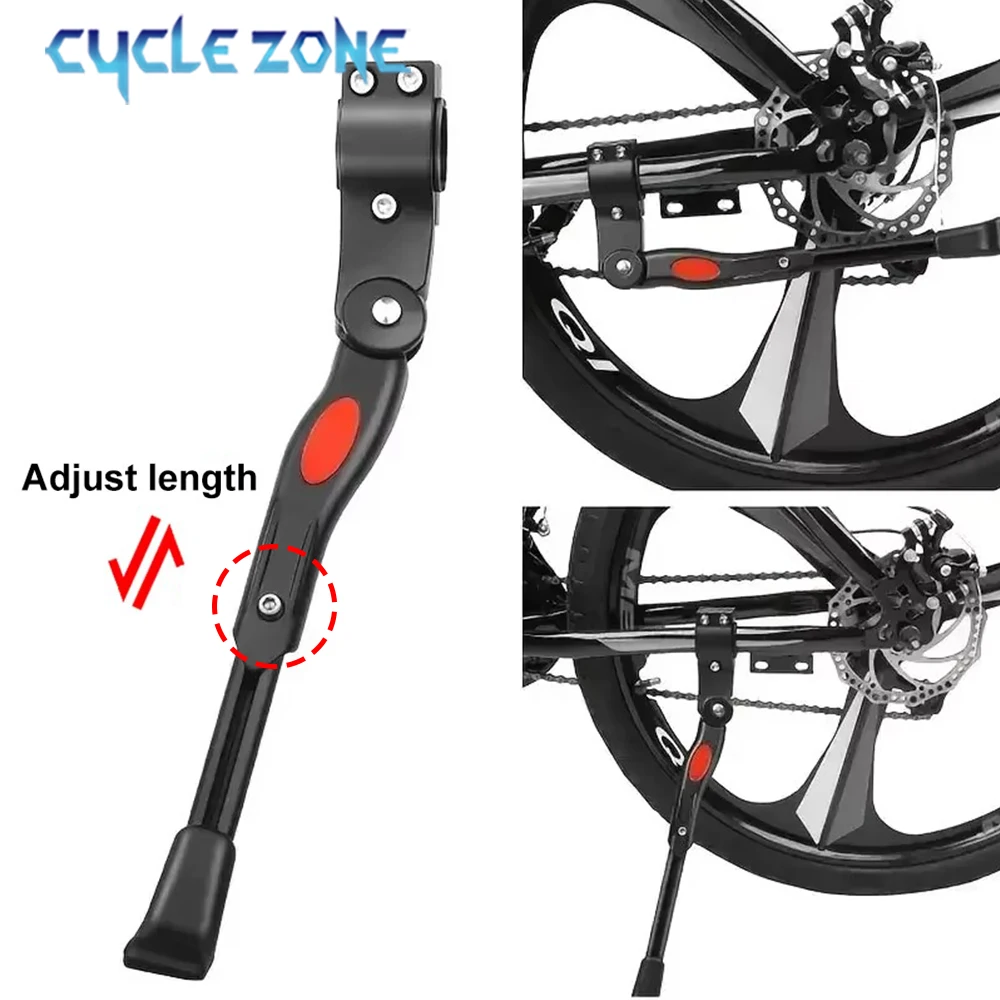 Fahrradständer, verstellbarer Parkständer, Fahrrad-Seitenstütze, Ständer für 22 24 26 Zoll Mountainbike Image