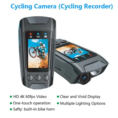HD 4K 60FPS Action Kamera für Motorrad Fahrrad Helm Sport DV Video Recorder Auto DVR Dash Cam Outdoor fahrrad Überwachung