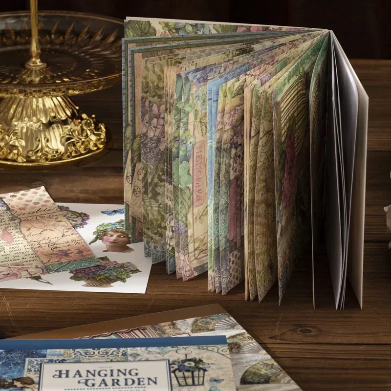 25 Blatt Princess Palace Vintage-Gerichtsstil, Dekorationszene, literarische Aufkleber, europäische antike Pro-Packung, Basisbuch, 14 cm