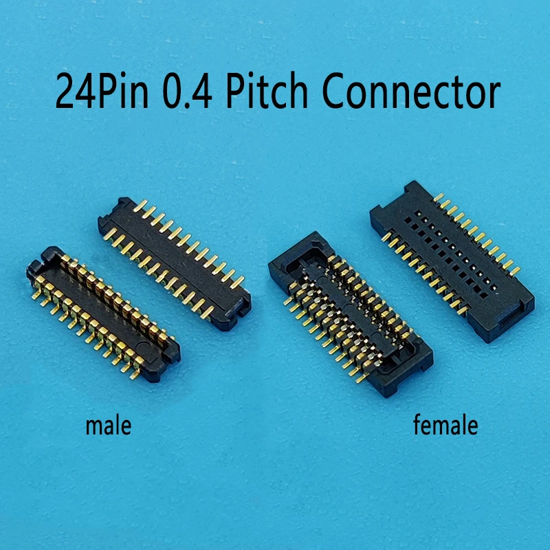 5 stücke 24Pin 0,4 Pitch Board-zu-Board Anschlüsse Für Garmin GPS FPC Reparatur Teile 0,4mm Abstand 24P Männlich Weiblich Buchse Connetor