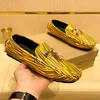 Maedef Herren schuhe Slipper große Größe 38-48 weiche bequeme Slip-On Herren lässige Lederschuhe Mokassin weiß fahren Herren schuhe Schuhe