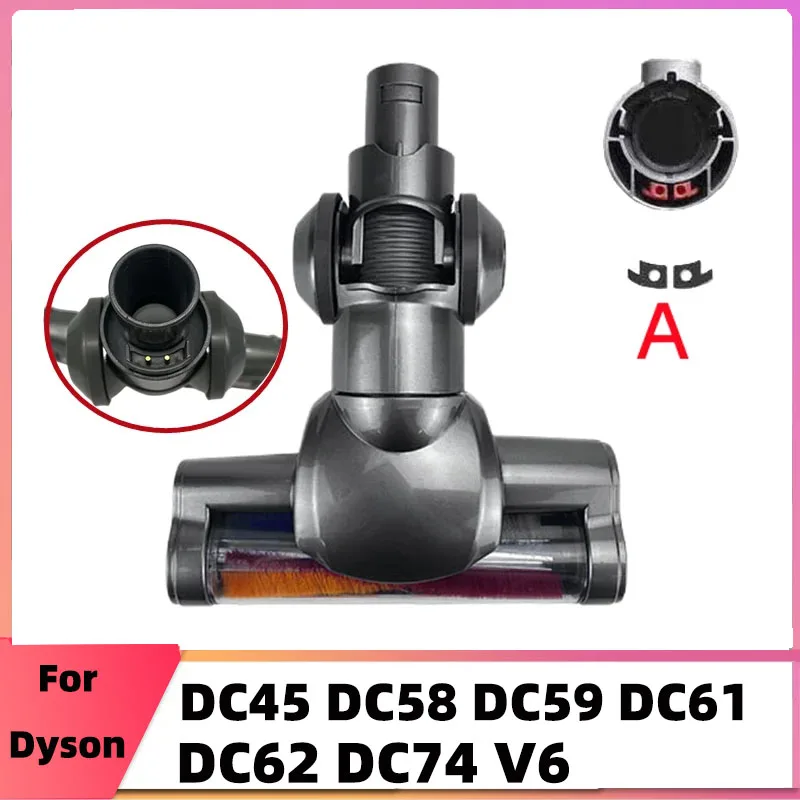 Elektrische Bodenbürste für Dyson Staubsauger Zubehör Elektrischer Bürstenkopf V6/DC44/DC45/DC58/DC59/DC62/DC74 Vakuumteil Image