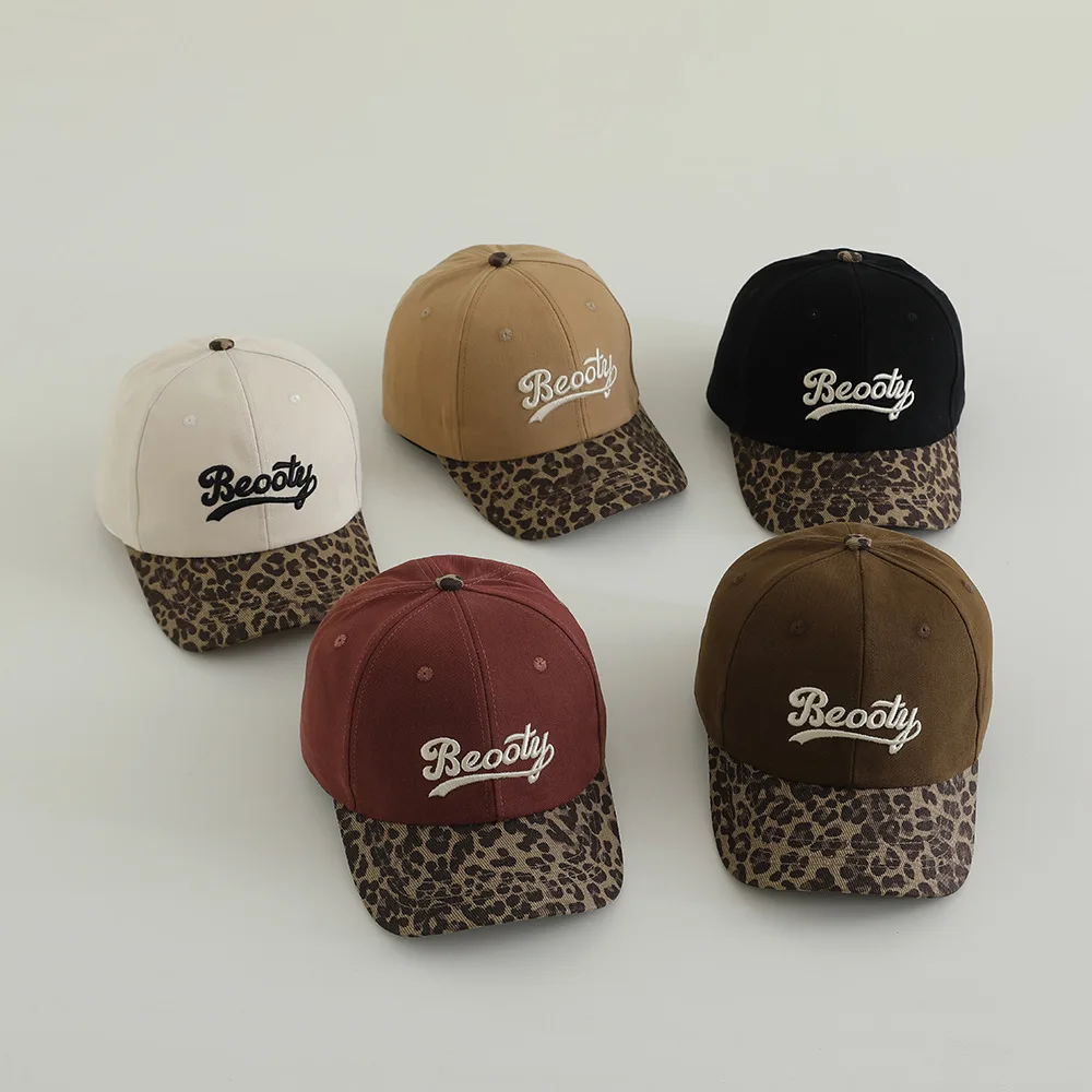 Mode Kinder 2025, Baseball Kappe Kinder Ente Zunge Kappe Neue Herbst Stickerei Baby Jungen Mädchen Sonnenschutz Hut Image