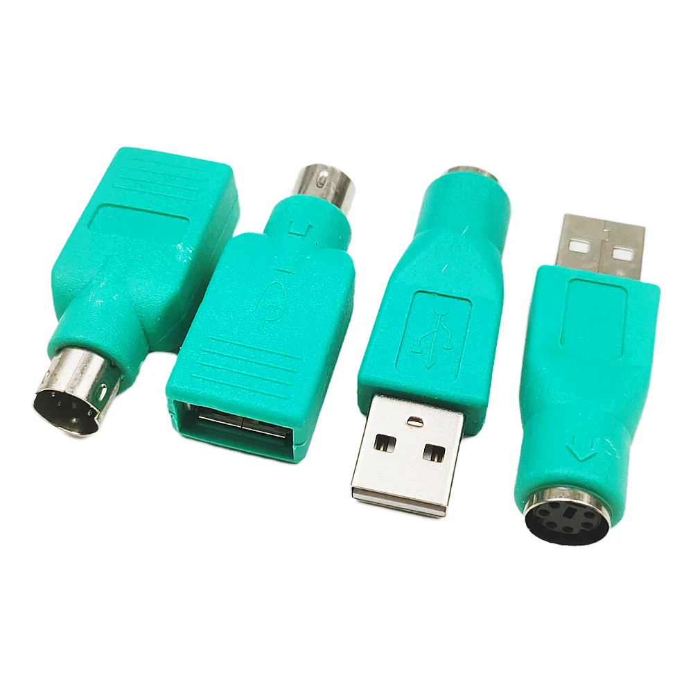 1/2/5Pcs USB zu PS2 PS/2 Männlich Weiblich Adapter Konverter für Tastatur Maus PC Laptop verbinden Ersatz Reparatur Zubehör Image