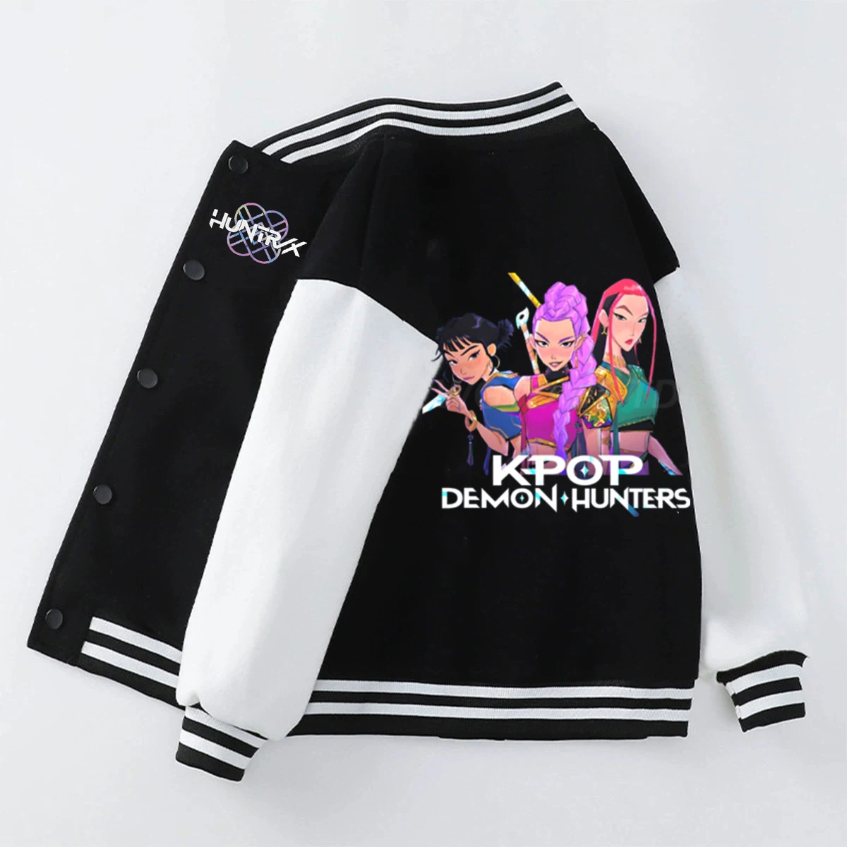 Manteau de Baseball pour filles de 3 à 12 ans, printemps-automne, KPop Demon Hunters, vêtements d