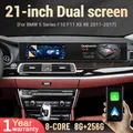 21 pollici Per BMW Serie 5 F10 F11 X5 X6 2011-2017 Android Radio Senza Fili Apple Bluetooth Carplay Multimedia Touch Screen Stereo