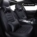 Coprisedili Anteriori e Posteriori 5 Posti, Set completo auto Impermeabili Pelle, Per Hyundai Tucson, Kona, i20, i30, i10, Santa Fe, Bayon, Nexo