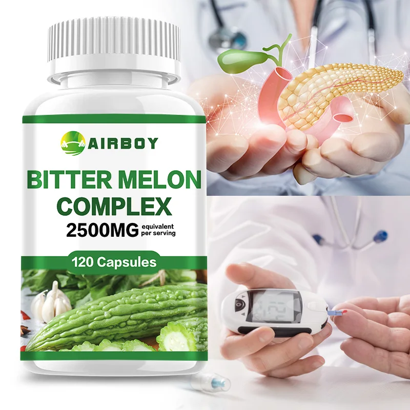 Bitter Melon Complex Capsules - for Heart, Blood Sugar and Cholesterol Health, Promotes Metabolic and Digestive Health
