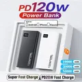 Xiaomi Original 120W Powerbank 50000mAh batteria di ricambio esterna Caricabatterie portatile Ricarica rapida per iPhone Samsung Digital Display Power Bank