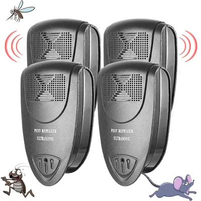 Ultrasonic Mosquito Repellent Household Plug-in Insect Repellent Fly Cockroach Mouse and Mosquito Repellent with US/EU/UK Plugs
