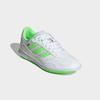 Fußballschuh ADIDAS PERFORMANCE "SUPER SALA COMPETITION 3 KIDS IN", Gr. 31, cloud weiß, lime burst, core schwarz, Synthetik, Textil, sportlich, Schuhe, geeignet als Hallenschuhe