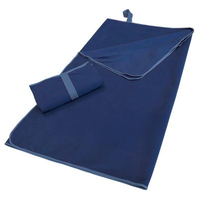 Sporthandtuch MY HOME "Elja Reisehandtuch, Strandhandtuch", blau (nachtblau), B:60cm L:120cm, Mikrofaser, Handtücher (Packung), auch als 2er Set erhältlich, schnelltrocknend & saugfähig, Mikrofaser Image