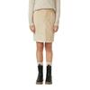 Cordrock S.OLIVER, Damen, Gr. 42, cream beige, Cord, Obermaterial: 42% Polyester, 36% Baumwolle, 20% Viskose, 2% Elasthan, unifarben, casual, regular fit kniefrei, Röcke, im Five-Pocket Style