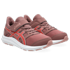 Laufschuh ASICS "JOLT 4 PS", Gr. 34,5, rubble rot, schwarz pink clay, Textil, sportlich, Schuhe