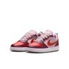 Sneaker NIKE SPORTSWEAR "COURT BOROUGH LOW RECRAFT (GS)", Gr. 36, particle rose, dragon rot, schwarz team rot, sportlich, Schuhe