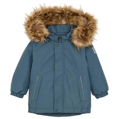 Color Kids - Baby's Parka with Fake Fur - Winterjacke Gr 92 blau Image