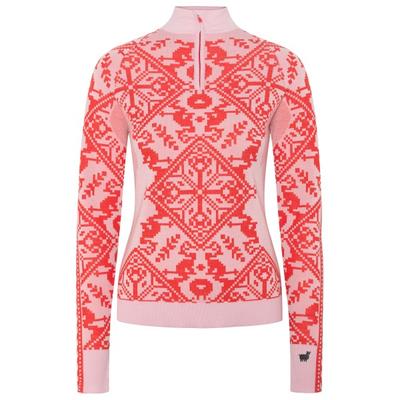 Kari Traa - Women's Saga Half Zip - Merinounterwäsche Gr L rosa/rot Image