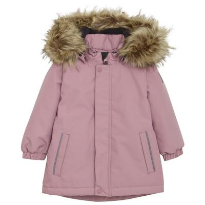 Color Kids - Baby Girl's Parka with Fake Fur - Winterjacke Gr 80 rosa Image
