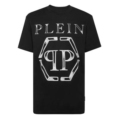 Jersey T-Shirt Round Neck Ss Hexagon Image