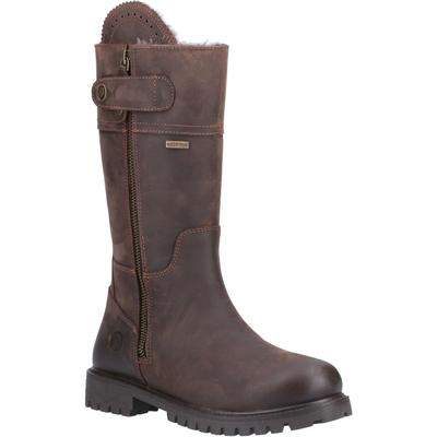 Cotswold Bushcombe Leder Damenbraune Stiefel Image