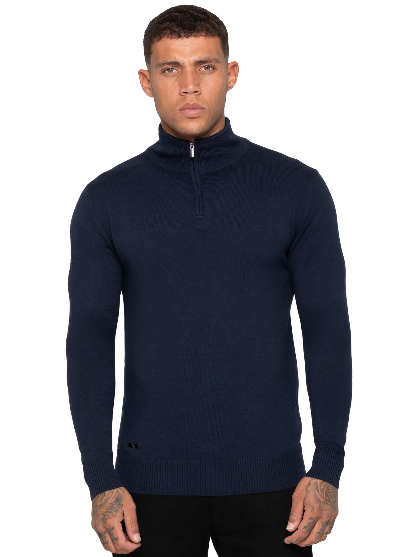 Enzo Milano | Herren Half Zip Strickpullover Image