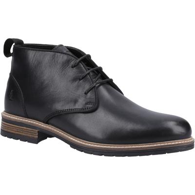Hush Puppies Ricky Herren Schwarze Leder Knöchelstiefel Image