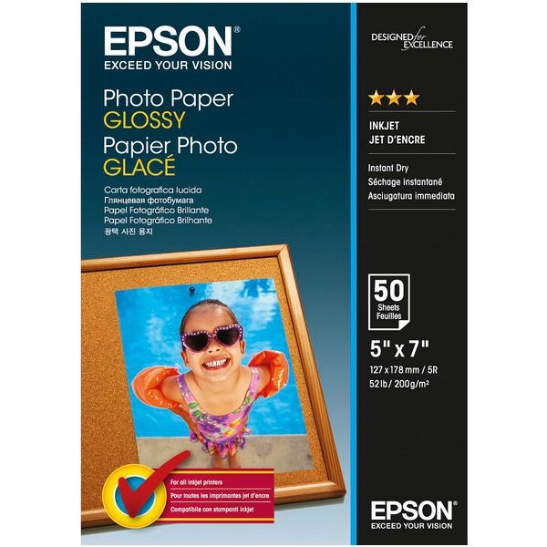 Epson Fotopapier S042545 13 x 18 cm 200 g/m² 50 Blatt weiß Image