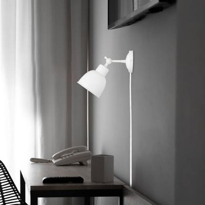 Wandlampe Emoti Argon, dimmbar, creme / amber, für Wohn- / Esszimmer, Metall, Industrielles Design, Wandleuchte, Wandlampe Innen Image