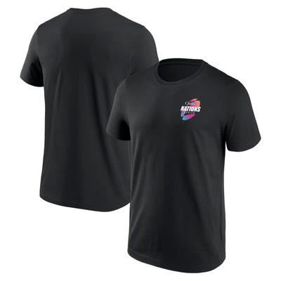 Quilter Autumn Nations Six Nations Logo-Grafik-T-Shirt – Schwarz Image