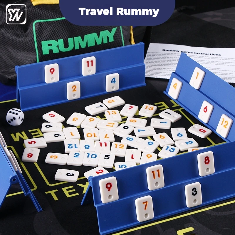 Travel Rummy, Rummikub, Rummybrix, Mahjong - Fête décontractée, Jeux de table, Jeux de traction, Jeu d