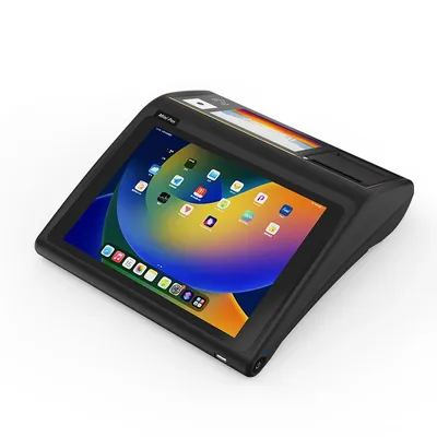 4+64G 10.1+4.5 Inch Screen Android mini integrated cash register with main/sub-display, printing, scanning, NFC functionality D3