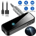 Adattatore wireless jack 2 in 1 Trasmettitore ricevitore Bluetooth 5.0 Adattatore audio AUX 3.5 per audio per auto Musica Aux Auricolare vivavoce
