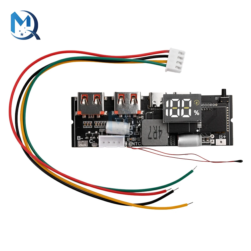 65W 100W Lade Treasure Dual C Port Zwei-Wege-Superschnellladung VC Flash Charging Mobile Power Module Platine Maiboard Image
