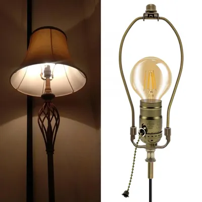 Lamp Rewire Kit Make a Lamp or Repair Kit Pull Chain Lamp Socket Lamp Wiring Kit for Table Floor Lamp / DIY Lamp
