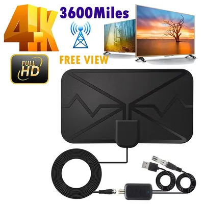2025 NEW 3600 Miles TV Antenna Upgraded Newest HDTV Indoor Digital Amplified TV Antennas