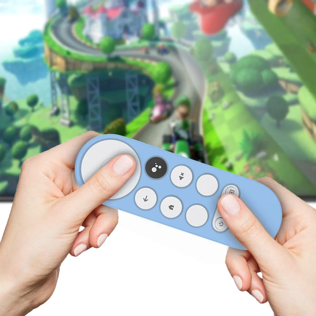 1 Stück – Google Chromecast Remote mit Silikonhülle für Google TV-Fernbedienung Image