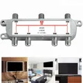 Distributore splitter segnale TV via cavo antenna satellitare 4K8K 10-3224 MHz 6 vie per ricevitore satellitare SATV/CATV per SATV/CATV