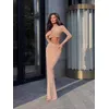 2024 frauen Promi Sexy Langarm O Neck Diamanten T-shirt Schwarz Split Rock Set Elegante Abend Club Party Outfits