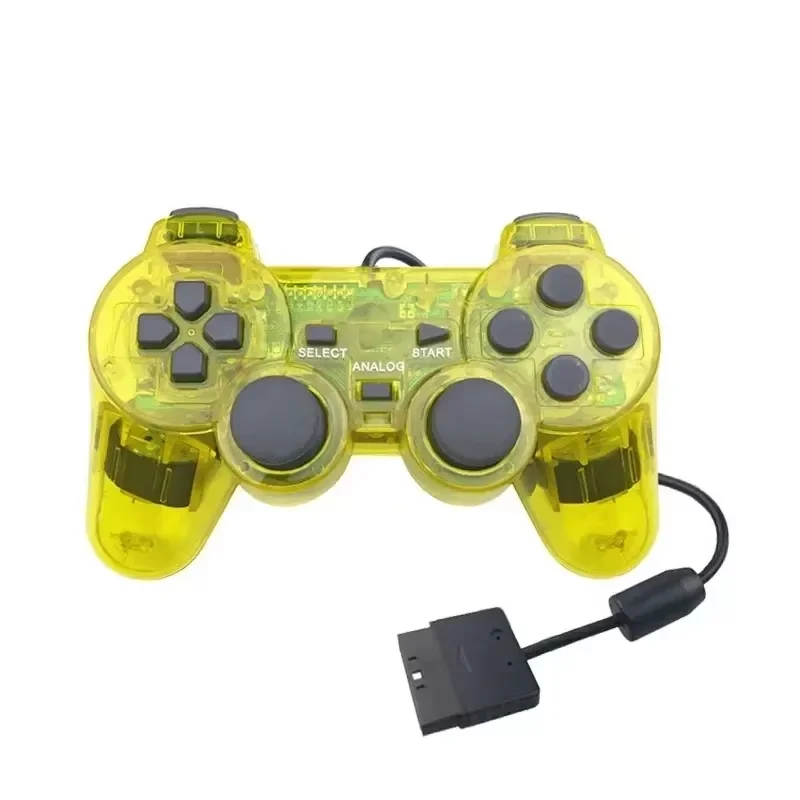 Kabelgebundener PS2-Controller für PlayStation 2-Spielekonsolen Dualshock 2 Gamepad für Sony 2.4G Playstation 2 Joystick-Spielgriff USB-PC Image