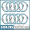 6704RS Bearing 10PCS 20x27x4 mm 6704-2RS ABEC-3 Hobby Electric RC Car Truck 6704 RS 2RS Ball Bearings Blue Sealed