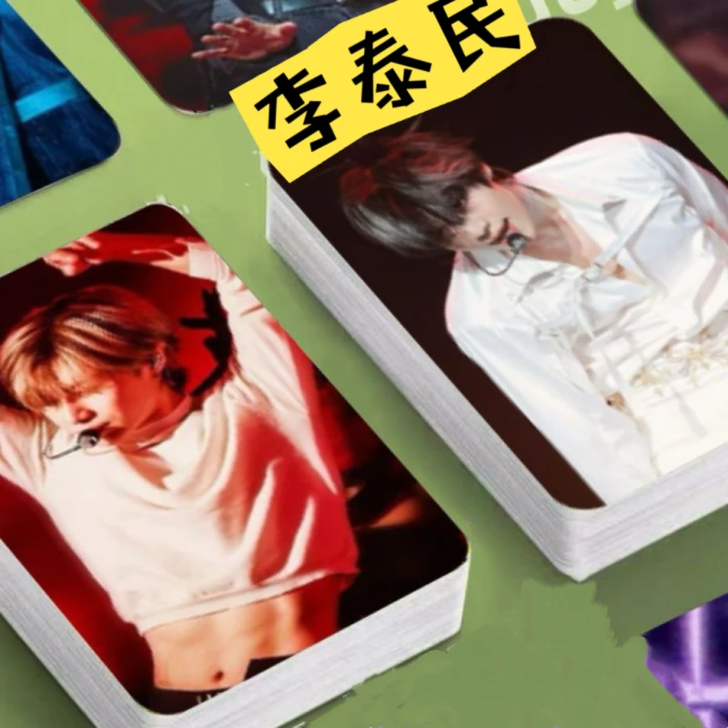 30/50PC SHINEE Lee Tae-min Kim Jonghyun Magazine Cover HD Poster Li Taimin Jin Zhongxuan Photo Double-side Print 3 Inch Card