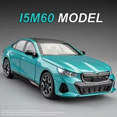 1:24 I5M60 X5 Alloy Models Toys Diecast Car 6 Doors Opened Sound Light Pull Back Front Wheel Steering Vehices Kids Holiday Gifts