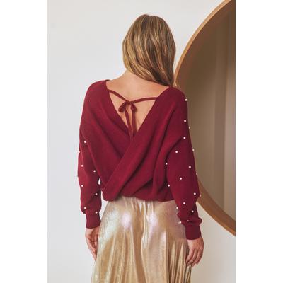 Luxe Touch Red Sweater
