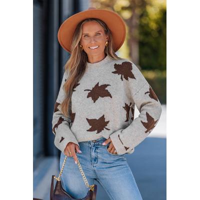 Fall Leaves Neutral Sweater