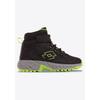 Winterboots LOTTO, Damen, Gr. 28, schwarz (schwarz, fr.grün), Synthetik, Textil, sportlich, Schuhe, Winterschuhe, Winterstiefel, Snowboots