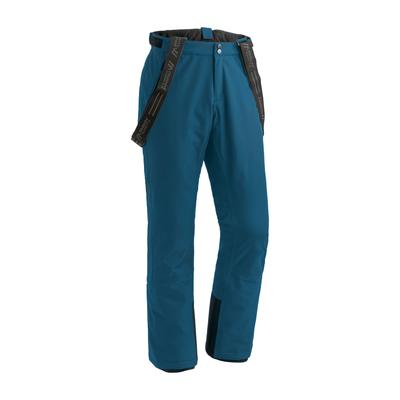 Skihose MAIER SPORTS "Anton slim 2.0", Herren, Gr. 50, Normalgrößen, blau (saphirblau), 100% Polyester, Hosen, Herren Schneehose mit Hosenträgern, wind/wasserdicht, Slim Fit Image