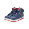 Trainingsschuh EWING "Ewing Rebound by EWING 33 HI", Gr. 9.5, navy, rot, gelb, weiß, Leder, Schuhe
