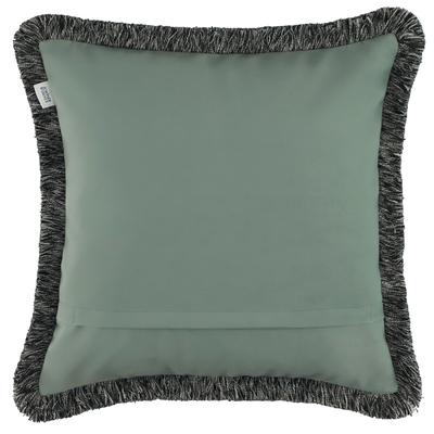 Dekokissen "Trail", grün, B:45cm L:45cm, Obermaterial: 100% Polyester, SCHÖNER WOHNEN-KOLLEKTION, Dekokissen_Sitzkissen_Kissenhüllen, mit aufwendiger Stickerei Image