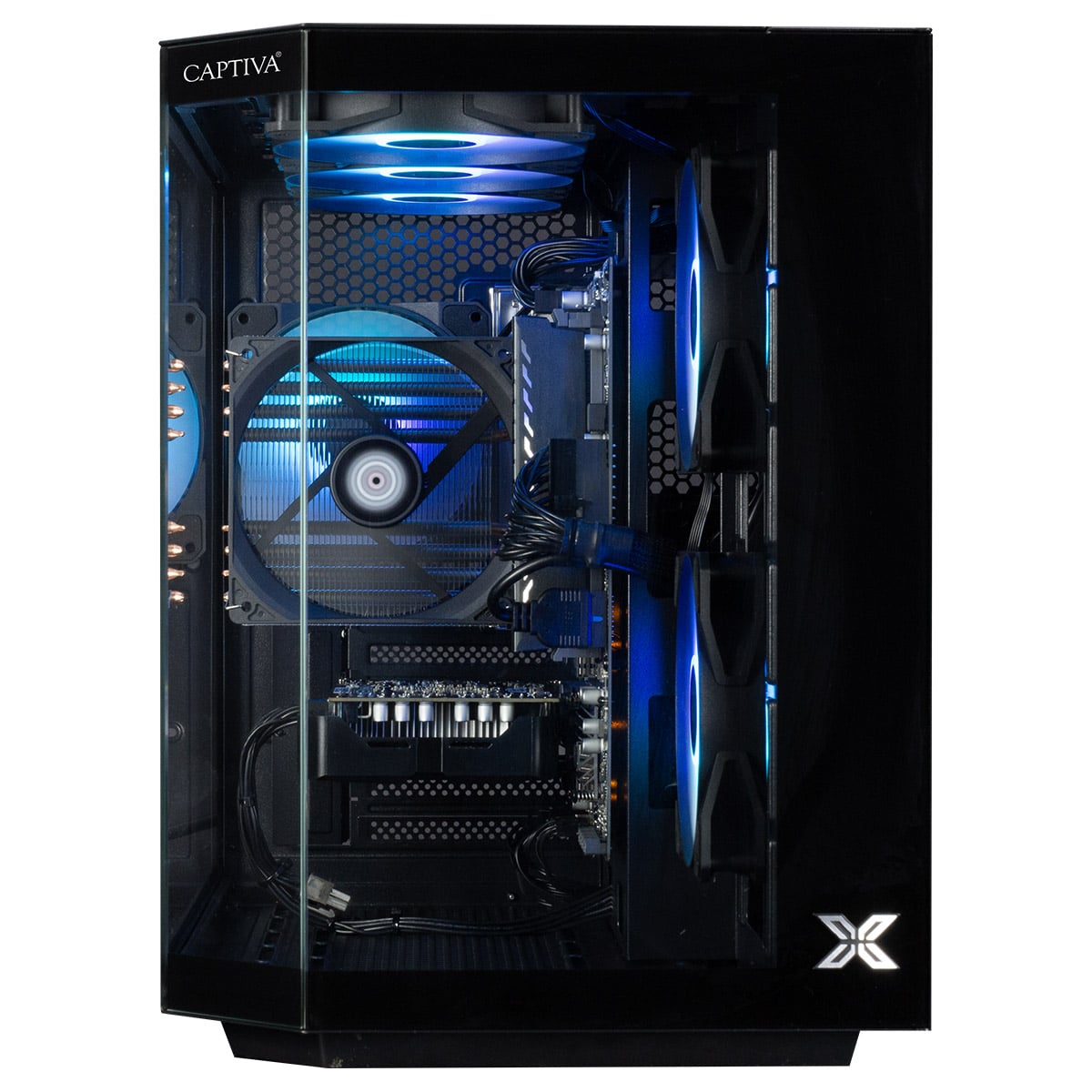 CAPTIVA Gaming-PC "Advanced Gaming R92-538", ohne farbbezeichnung, B:37,5cm H:71cm T:73cm, Desktop-PCs Image