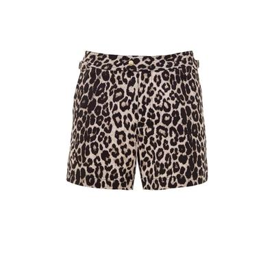 Costume Boxer Con Stampa Leopardo - White - Tom Ford Underwear